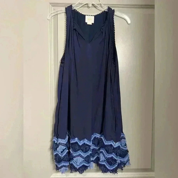 Anthropologie Dresses & Skirts - Anthropologie Maeve Fringe Sleeveless Dress - Size 4P